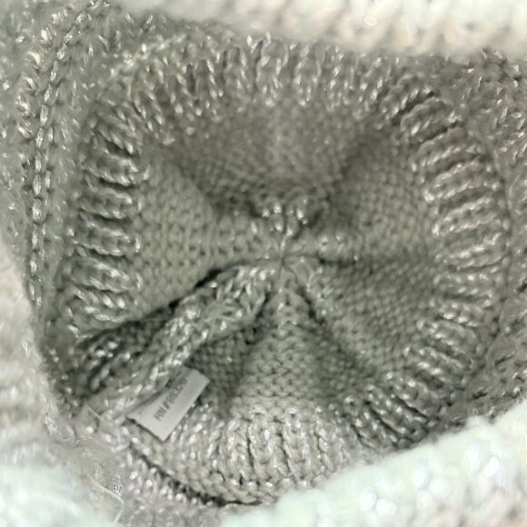 C.C Gray & Silver Beanie Hat - Picture 4 of 4